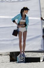 HILARY RODA at Photoshoot for Vogue on the Beach in Malibu