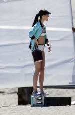 HILARY RODA at Photoshoot for Vogue on the Beach in Malibu