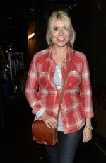 HOLLY WILLOUGHBY Arrives at Riverside Studios in London