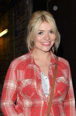 HOLLY WILLOUGHBY Arrives at Riverside Studios in London
