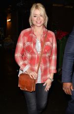 HOLLY WILLOUGHBY Arrives at Riverside Studios in London