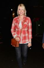 HOLLY WILLOUGHBY Arrives at Riverside Studios in London