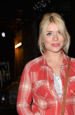 HOLLY WILLOUGHBY Arrives at Riverside Studios in London
