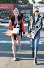 IRELAND BALDWIN and GIGI HADID Out in Malibu