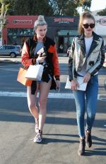 IRELAND BALDWIN and GIGI HADID Out in Malibu