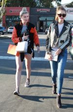 IRELAND BALDWIN and GIGI HADID Out in Malibu