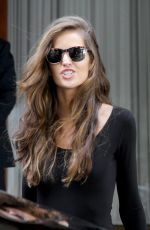 IZABEL GOULART Leaves Her Hotel in Sao Paulo