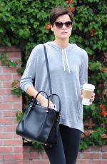 JAMIE ALEXANDER in Leggigns Out and About in West Hollywood