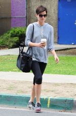 JAMIE ALEXANDER in Leggigns Out and About in West Hollywood