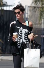 JAMIE ALEXANDER in Leggings Out and About in Los Angeles