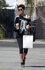 JAMIE ALEXANDER in Leggings Out and About in Los Angeles