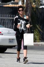 JAMIE ALEXANDER in Leggings Out and About in Los Angeles