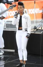 JANELLE MONAE Performs on Today Show