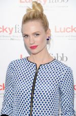 JANUARY JONES at Lucky Fabb:Fashion and Beauty Blog Conference in Beverly Hills