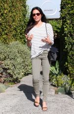 JENNA DEWAN Leaves Andy Lecompte Salon in West Hollywood