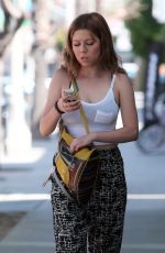 JENNETTE MCCURDY in Tank Top Out in Los Angeles