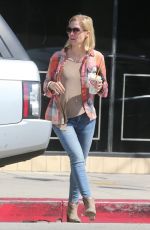 JENNIE GARTH in Jeans Out in Studio City
