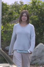 JENNIFER ANISTON on the Set of Cake Movie in Los Angeles