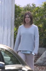 JENNIFER ANISTON on the Set of Cake Movie in Los Angeles