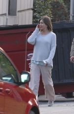 JENNIFER ANISTON on the Set of Cake Movie in Los Angeles