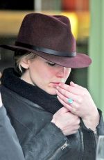 JENNIFER LAWRENCE and Nicholas Hoult Out and About in London