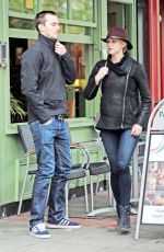 JENNIFER LAWRENCE and Nicholas Hoult Out and About in London
