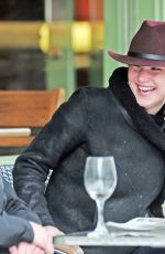 JENNIFER LAWRENCE and Nicholas Hoult Out and About in London