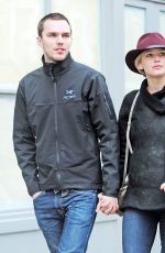 JENNIFER LAWRENCE and Nicholas Hoult Out and About in London