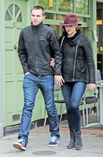 JENNIFER LAWRENCE and Nicholas Hoult Out and About in London