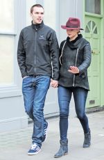 JENNIFER LAWRENCE and Nicholas Hoult Out and About in London