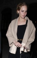 JENNIFER LAWRENCE Out for Dinner in London