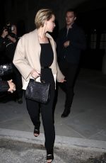 JENNIFER LAWRENCE Out for Dinner in London