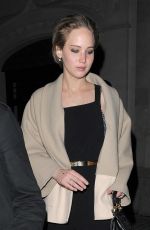 JENNIFER LAWRENCE Out for Dinner in London