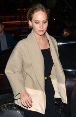 JENNIFER LAWRENCE Out for Dinner in London