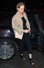 JENNIFER LAWRENCE Out for Dinner in London