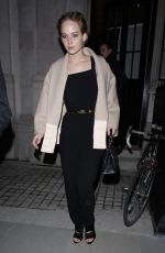 JENNIFER LAWRENCE Out for Dinner in London