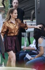 JENNIFER LOPEZ Arrives at Set of American Idol in Los Angeles