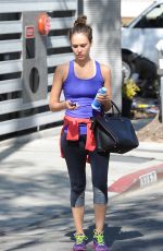JESSICA ALBA in Leggings Out in Los Angeles 2804