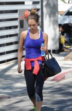 JESSICA ALBA in Leggings Out in Los Angeles 2804