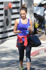 JESSICA ALBA in Leggings Out in Los Angeles 2804