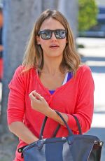 JESSICA ALBA in Leggings Out in Los Angeles 2804