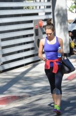 JESSICA ALBA in Leggings Out in Los Angeles 2804
