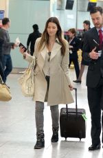 JESSICA BIEAL at Heathrow Airport to London