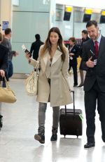 JESSICA BIEAL at Heathrow Airport to London