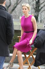 JOAN RIVERS and IVANKA TRUM on the Set of Celebrity Apprentice in Central Park