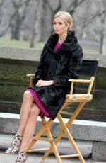 JOAN RIVERS and IVANKA TRUM on the Set of Celebrity Apprentice in Central Park