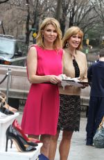 JOAN RIVERS and IVANKA TRUM on the Set of Celebrity Apprentice in Central Park
