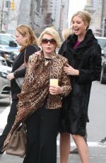 JOAN RIVERS and IVANKA TRUM on the Set of Celebrity Apprentice in Central Park