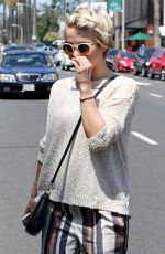 JULIANNE HOUGH at a Nail Salon in Beverly Hills