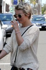 JULIANNE HOUGH at a Nail Salon in Beverly Hills
